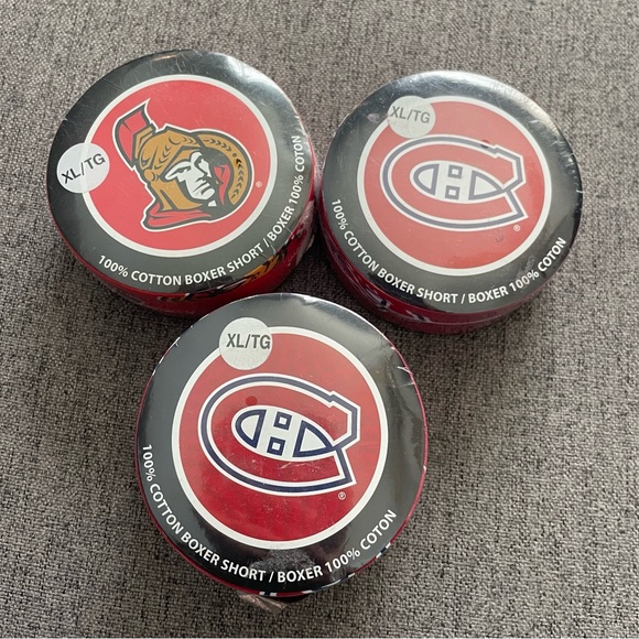 XL 100% Cotton NHL Boxers - Picture 1 of 2